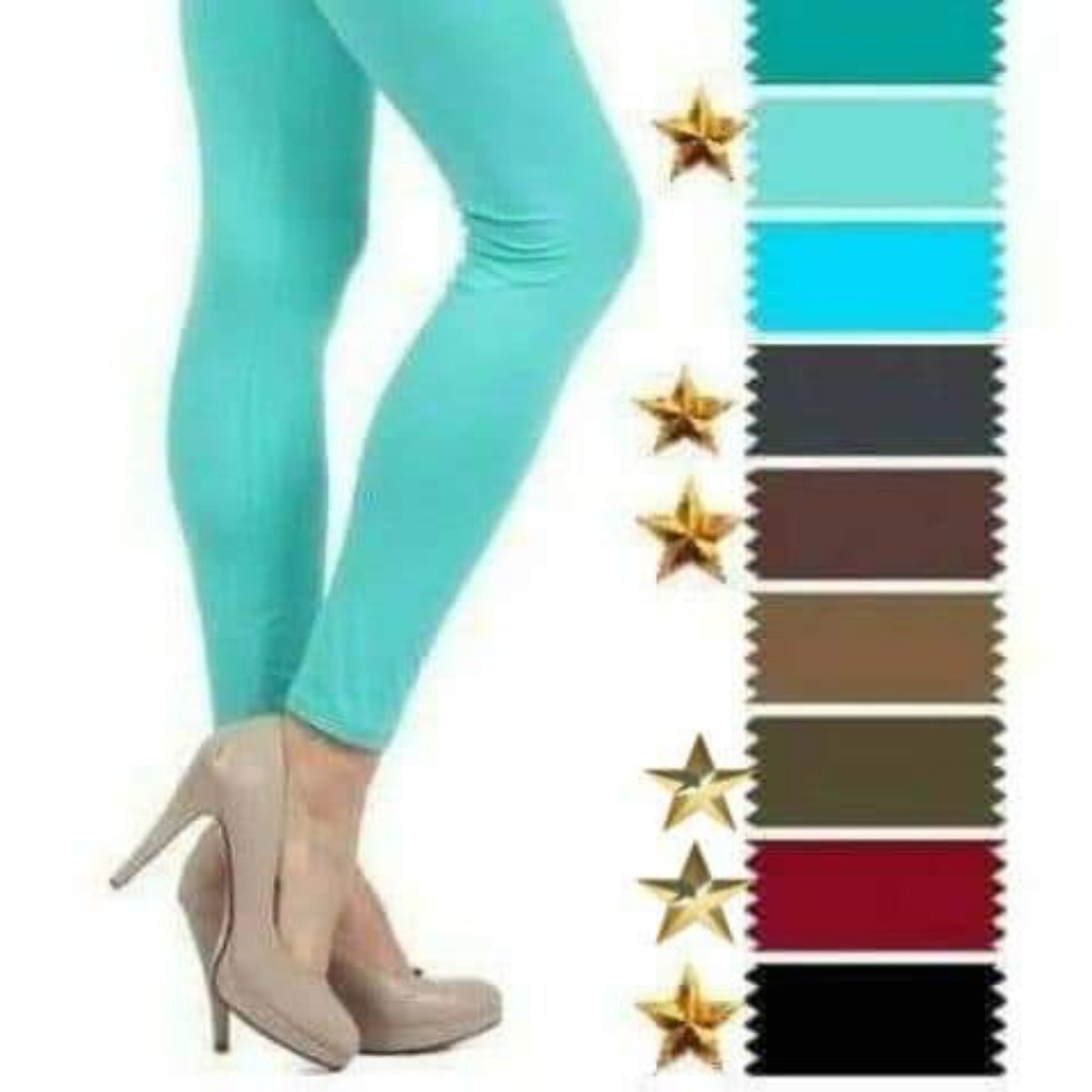 One Size Adult Solid Color Leggings